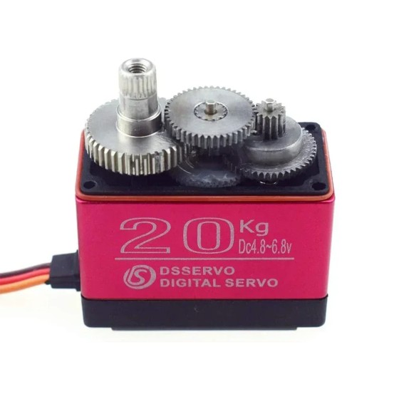 DS3218 Pro GPS 1/8 1/10 1/12 Unisex RC Car Digital 20KG High Speed IP66 Waterproof Baja Metal Gear 25T Arm 180/270 Degree